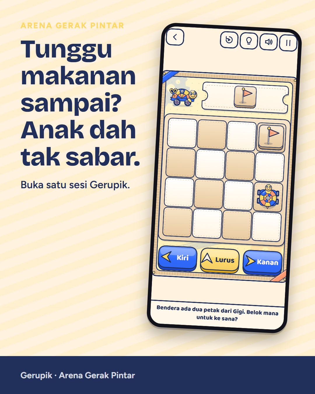 Sampel poster pemasaran sebenar Gerupik