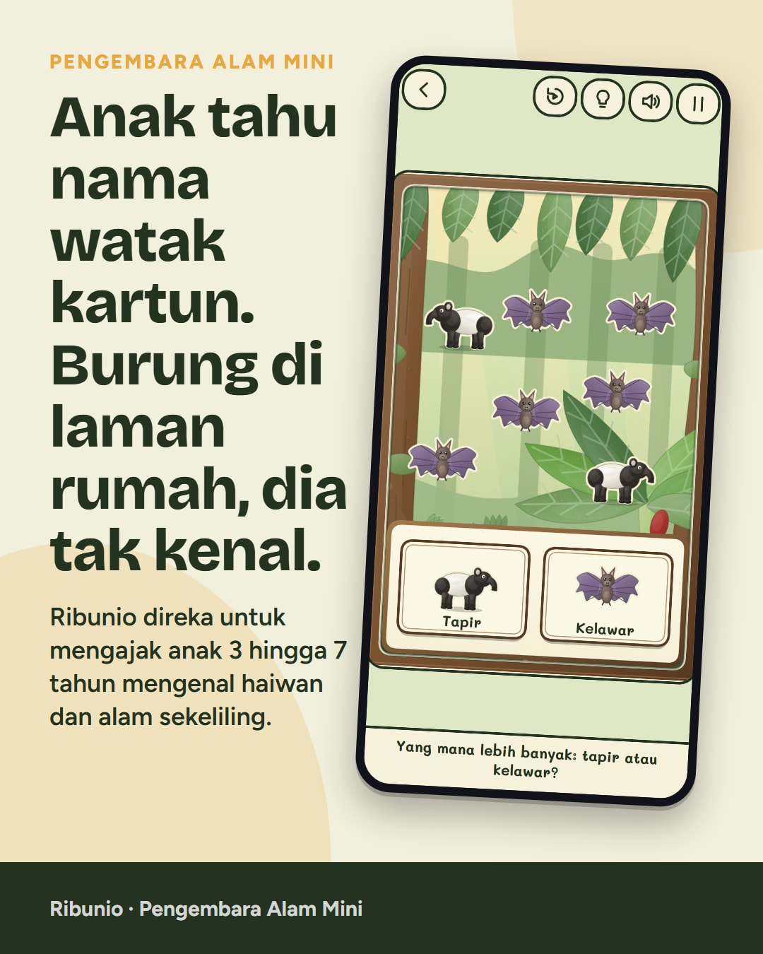 Sampel poster pemasaran sebenar Ribunio